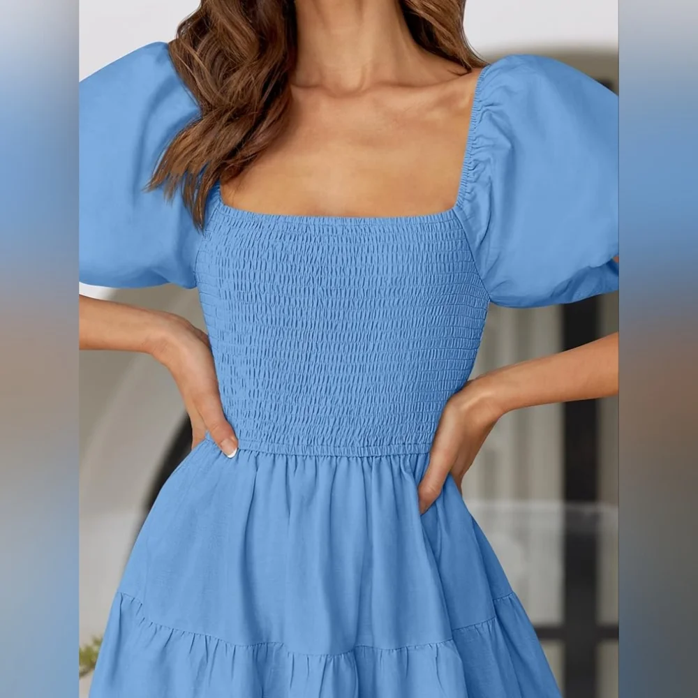 SALE🎉 Host Pick🎉 🌺 Beautiful Summer Ruffled Midi Dress 🌺 - Picture 5 of 11